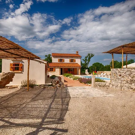 With Pool, Garden, In A Quiet Small Village - By Traveler Tourist Agency Krk - Id 2179 Βίλα