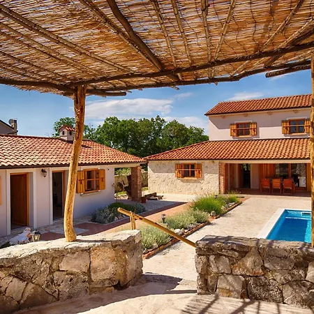 With Pool, Garden, In A Quiet Small Village - By Traveler Tourist Agency Krk - Id 2179 Vila *